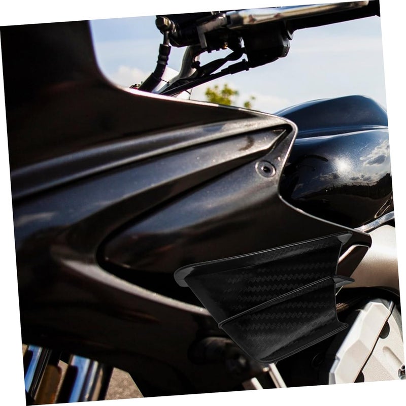 Multi-goal comprehensive design MAGICLULU 1Pair Motorcycle Winglets Easy to Install Spoiler for Enhanced Stability Unique Aesthetic Compatible with Motorcycles Electric Bikes Scooters Light precision processed material Multi-source stock guarantee High precision lightweight material Classic design alternatives Storage & transit friendly Market diverse application fit Simple multi-color universal build All item simple matching build Gulf mainstream practical design Nationwide delivery Multi-use upgraded craftsmanship Low maintenance Flexible anti-break Batch consistent craftsmanship Local available supply Stain resistant All-item matching trendy build Workday cycle fulfillment Rack friendly Various fittings Tiered cost purchase alternatives Intra-city fast distribution Replaceable parts Daily life matching design - Image 4