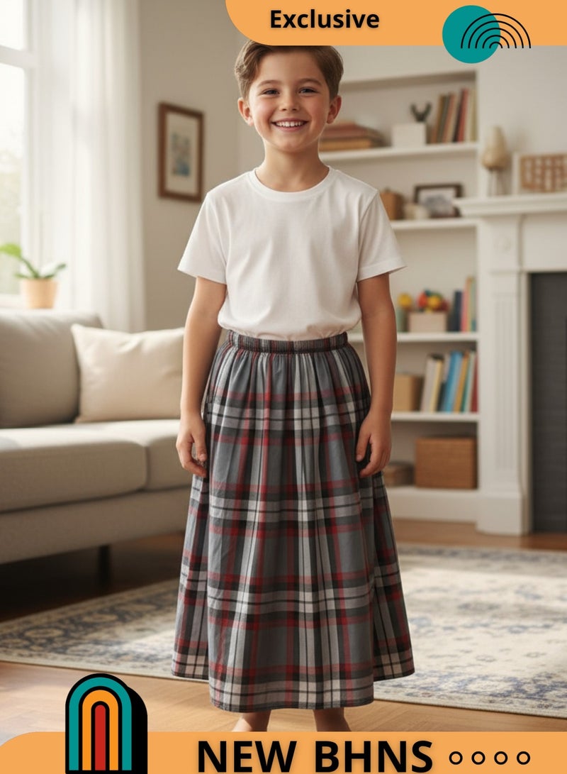 بهنس فوطة ولادي وزرة مطاط  للاولاد وزرة صيفي مريحة جدا وباردة لاطفال وزار ولادي معوز صارون فوطة اولاد صاروم اسباعية ولادية مناسب للمنزل والنوم واوقات الصلاة