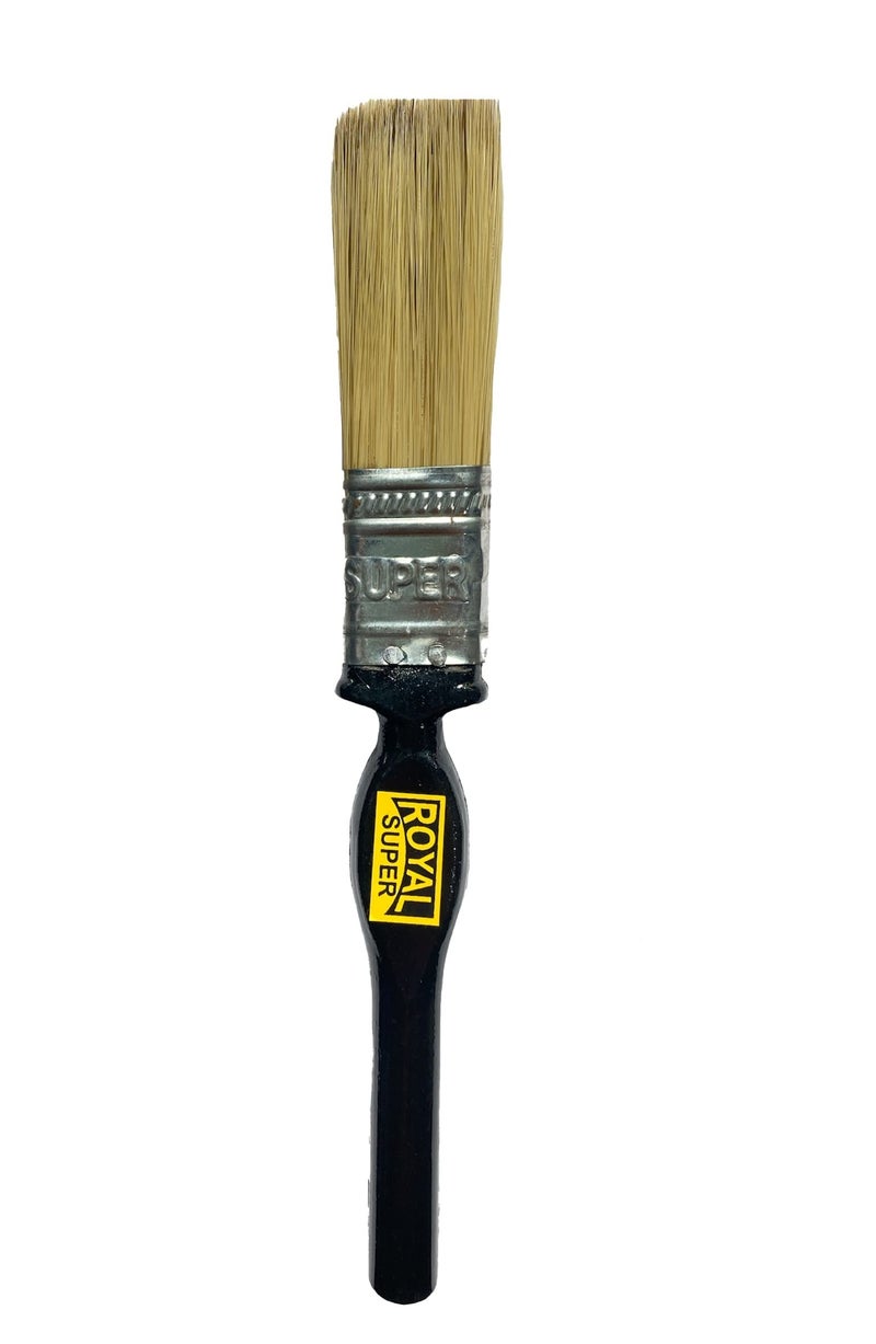 super brush 1 inch (25mm) Premium Wall Painting Brush for All Type Painting Water Based Painting, and for Cleaning Delicate Item(Black Royal) - Image 1