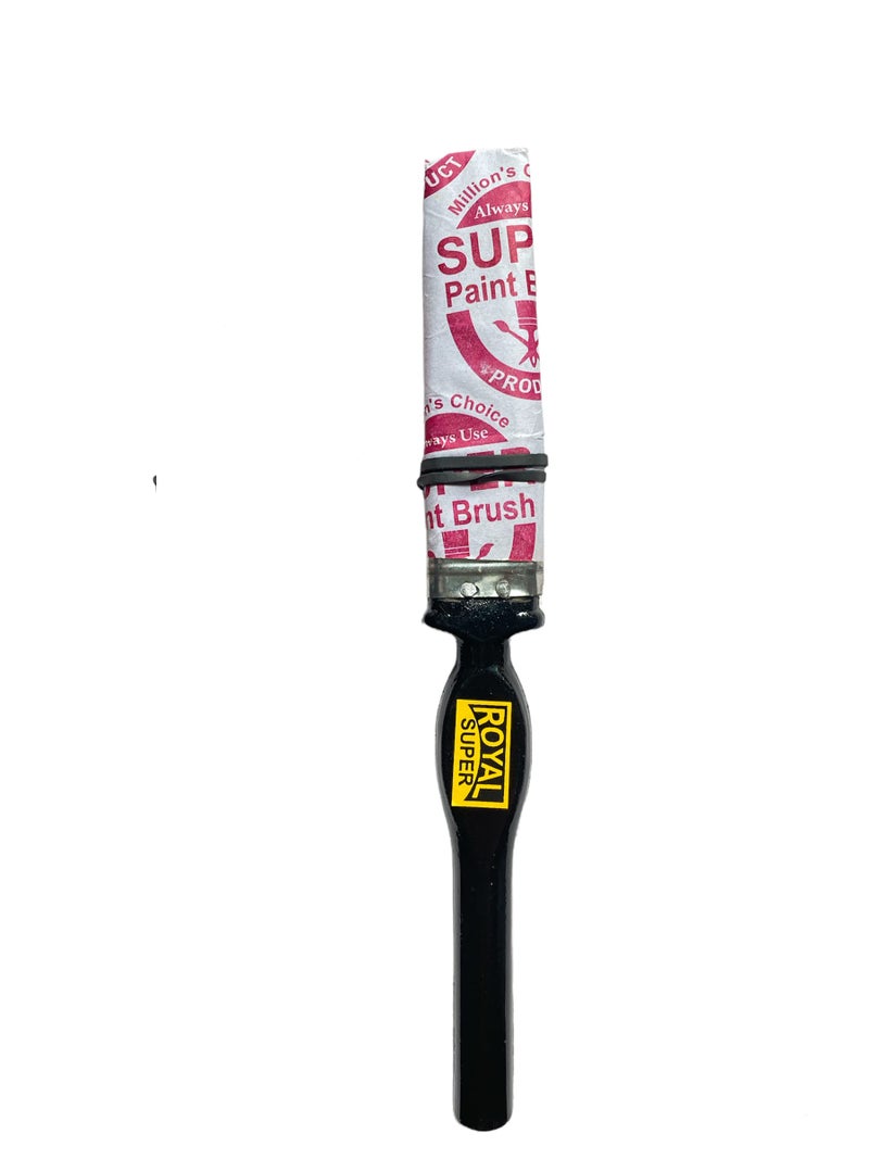 super brush 1 inch (25mm) Premium Wall Painting Brush for All Type Painting Water Based Painting, and for Cleaning Delicate Item(Black Royal) - Image 3