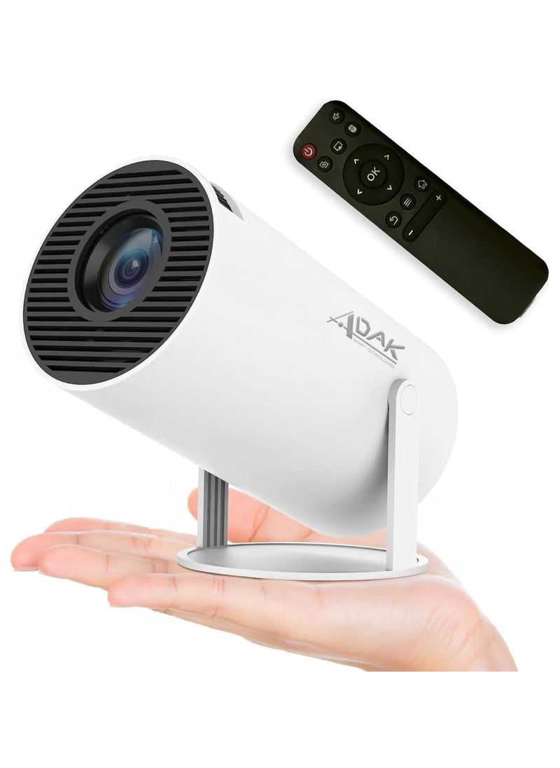 أداك جهاز عرض ADAK Mini يعمل بنظام Android 11 مع نظام تبريد، ويدعم 4K 1080P، وشبكة WiFi 5G (إصدار مطور)  - Image 3