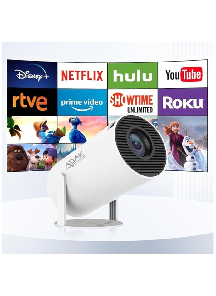 أداك جهاز عرض ADAK Mini يعمل بنظام Android 11 مع نظام تبريد، ويدعم 4K 1080P، وشبكة WiFi 5G (إصدار مطور)  - Image 1