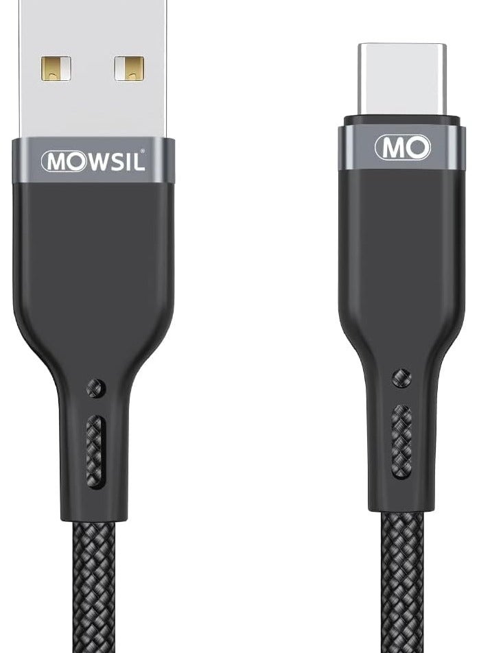 Mowsil Type C Cable 2M USB C Cable Nylon Braided Fast Charging USB Cord Charger Wire - Image 2