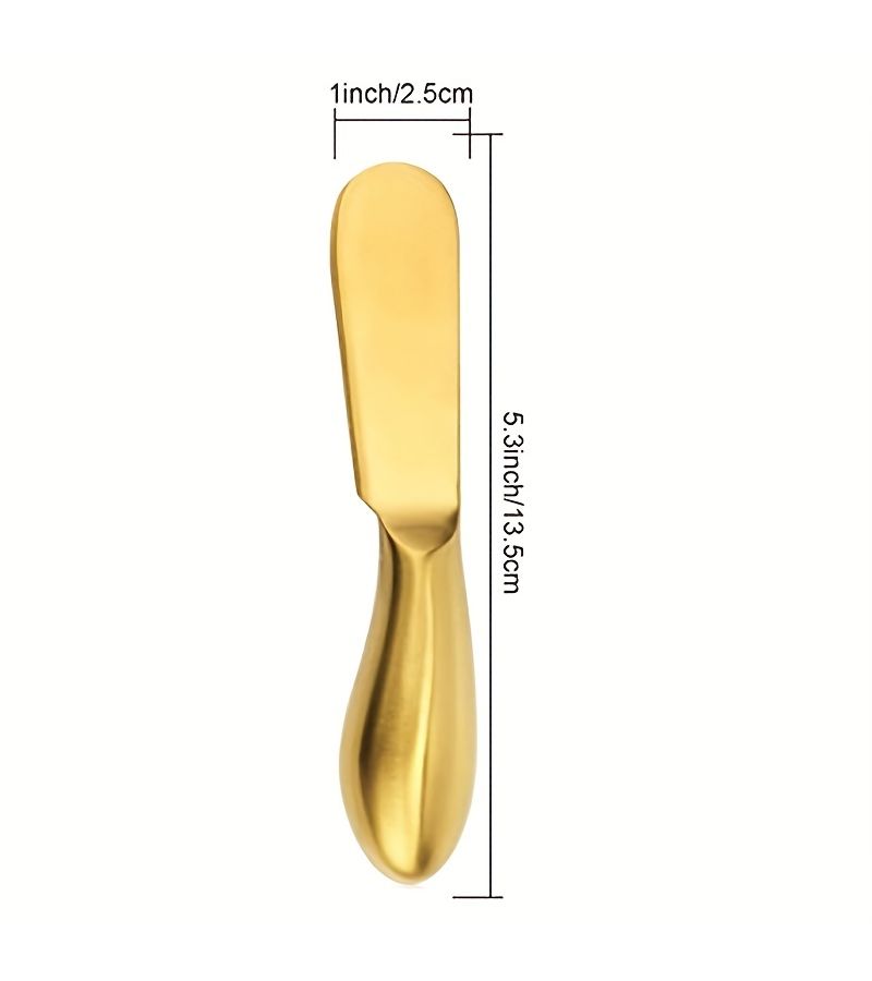 Stainless Steel Butter Cheese Knives Set of 4 Spreader Tool & Kitchen Essential - Image 5
