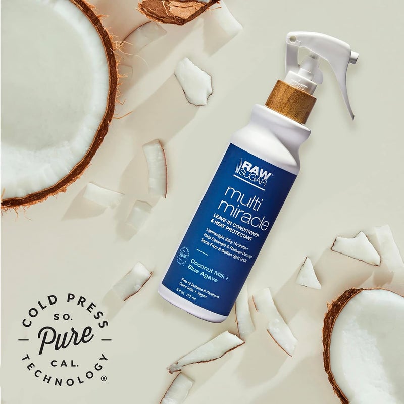MultiMiracle Hair Mist  LeaveIn Conditioner & Heat Protectant  Coconut Milk + Blue Agave  6 oz