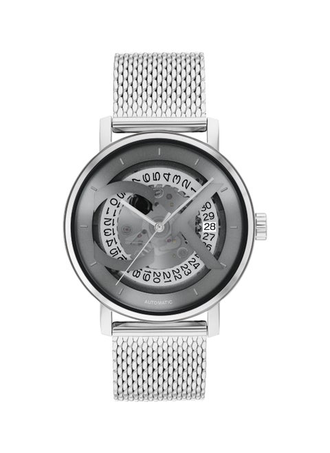 Round Analog Unisex'S Grey Case Watch - 25300004
