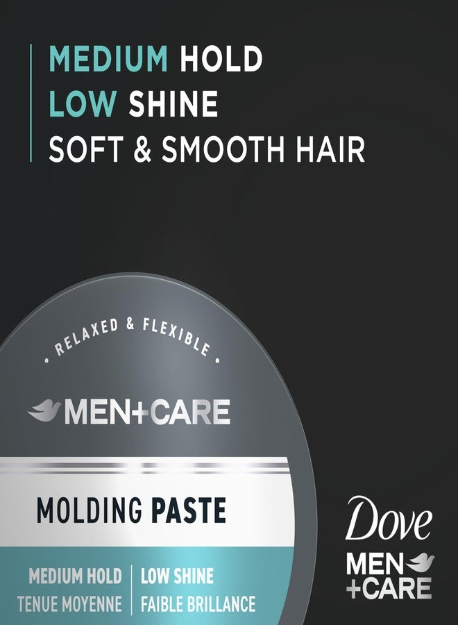 Dove Men+Care DOVE MEN + CARE Styling Aid 3 count Sculpting Hair Paste Hair Product for a Medium Hold Hair Styling for a Textured Look With A Matte Finish 1.75 oz - Image 3
