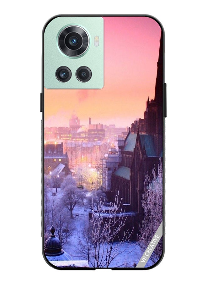 VR CREATIVE Protective Case Cover For OnePlus 10R Quebec Winter Design Multicolour - Image 1