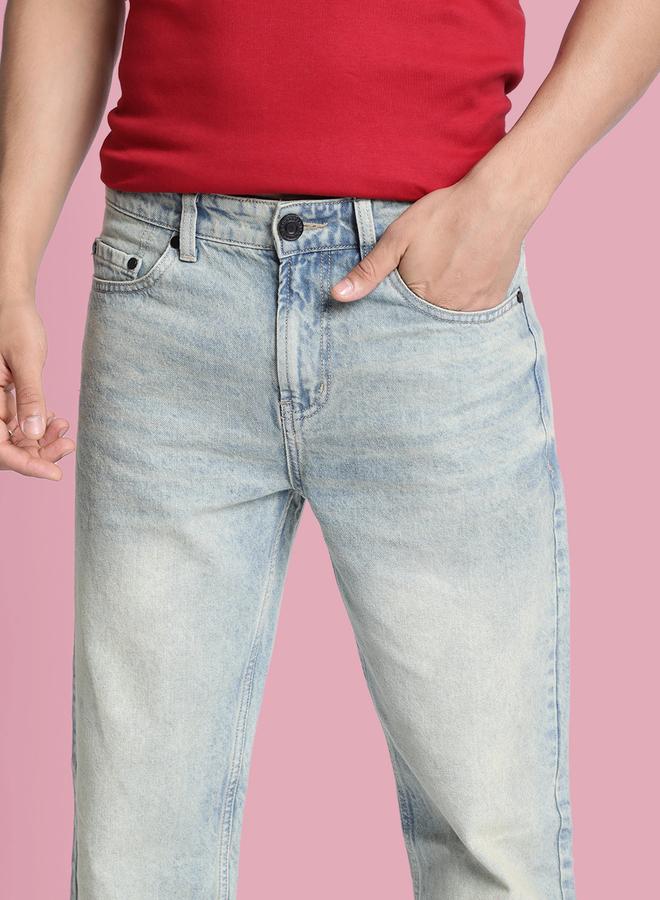 تايك تو جينز رجالي بقصة مريحة وغسيل حمضي من بيني كليد - Image 4