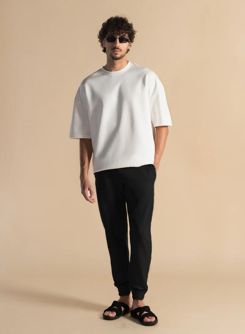 Shapes black SOFT SLIM FIT COMFORT JOGGERS for Men | Best Price UAE