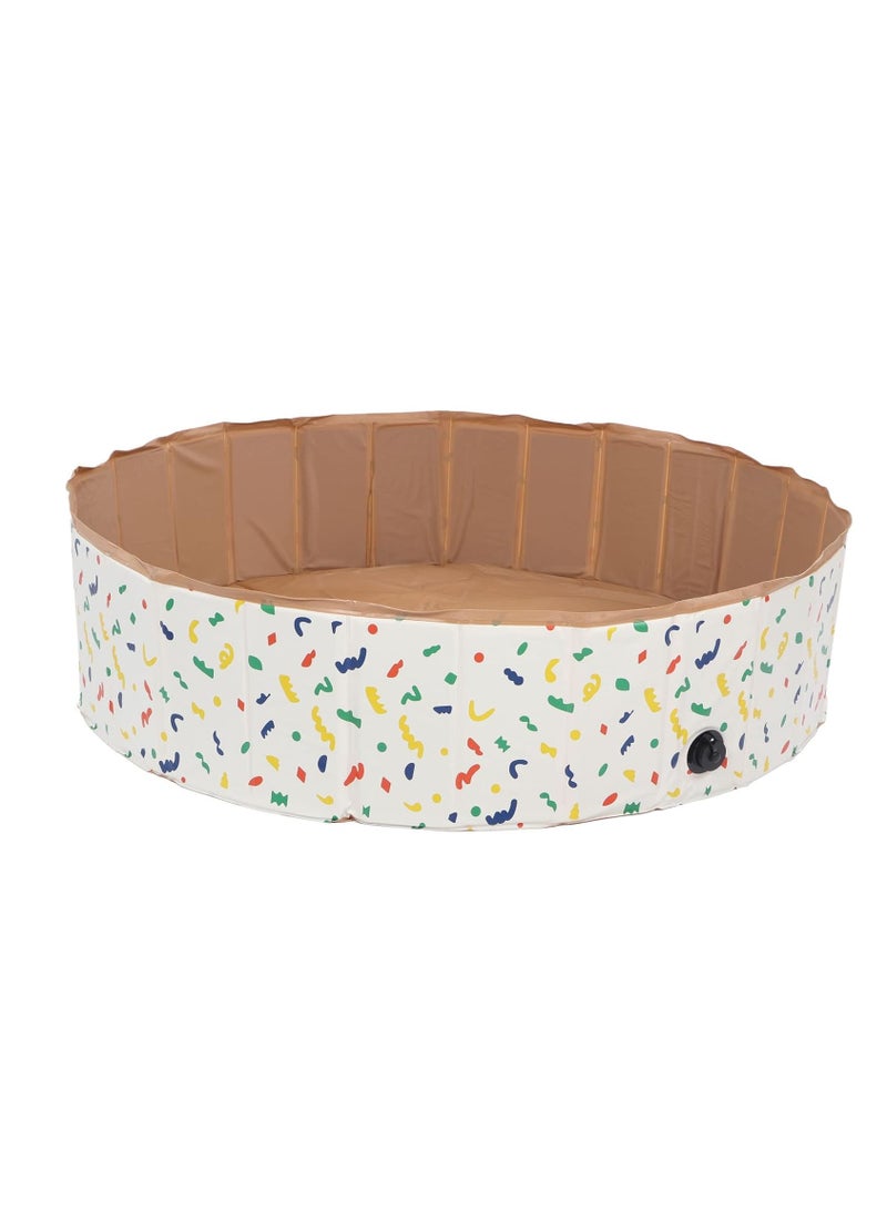 Kids Pool, Amusement Toddler Kids Play Fence Safe PVC Foldable for Beach (Large) - Image 1