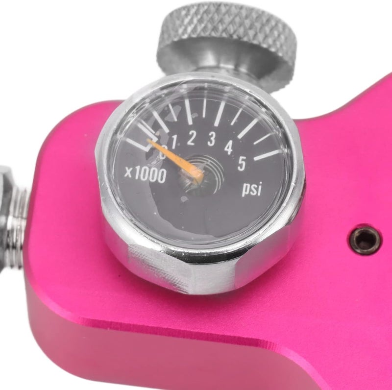 CO2 Test Valve, Stainless Steel and Aluminum Alloy Construction, Excellent Sealing for CO2 Filling, Durably and, Red - Image 4