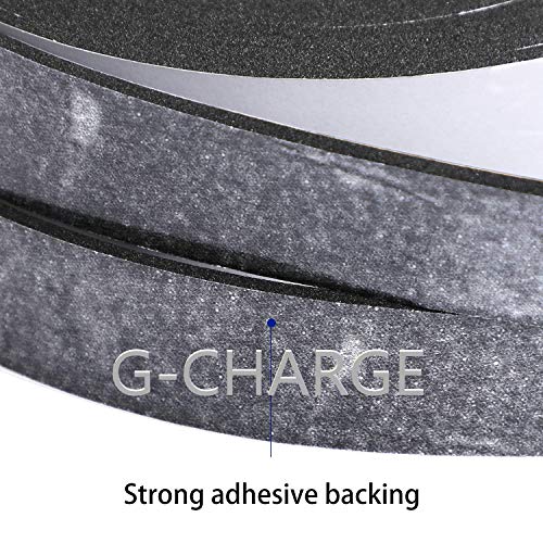 G-Charge Single Side High Density Self Adhesive Foam Seal Tape, Weather Stripping Doors and Window Insulation Soundproofing (24mm x 6mm x 5 Meter, Black) - Image 3