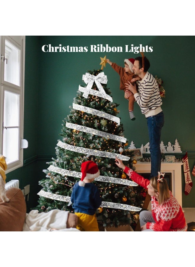 5-meter LED Christmas tree light strip, LED lamp, for holiday decorations, in gold with warm white light for Christmas tree, garden and party decorations, Christmas tree lights. - Image 1