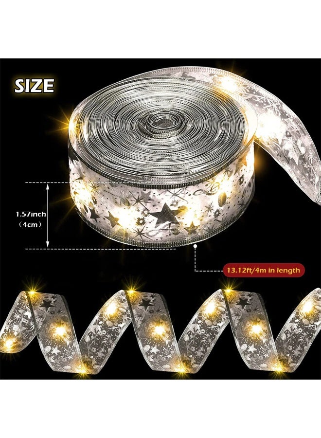 5-meter LED Christmas tree light strip, LED lamp, for holiday decorations, in gold with warm white light for Christmas tree, garden and party decorations, Christmas tree lights. - Image 3