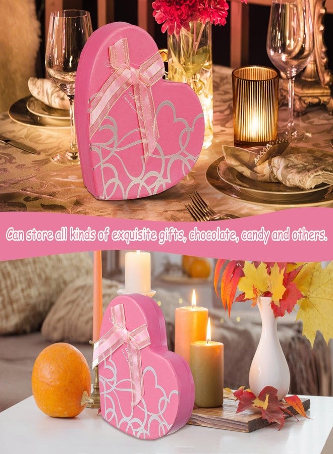 Sewroro 4 Pcs Heart Shaped Box Love Heart Case Empty Wedding Candy Boxes Chocolate Container, Creative Storage Boxes for Valentine's Mother's Day - Image 2