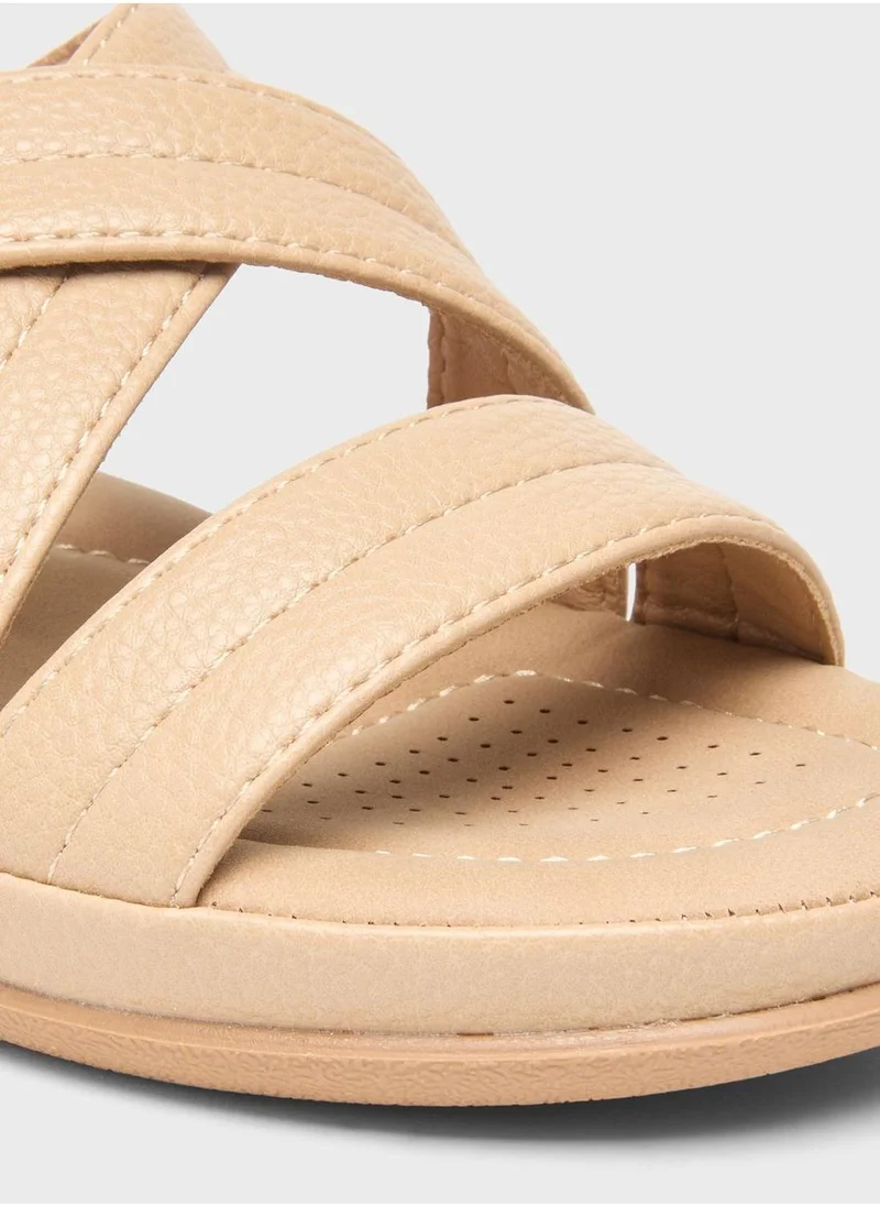 shoexpress Multi Strap Wedge Sandals