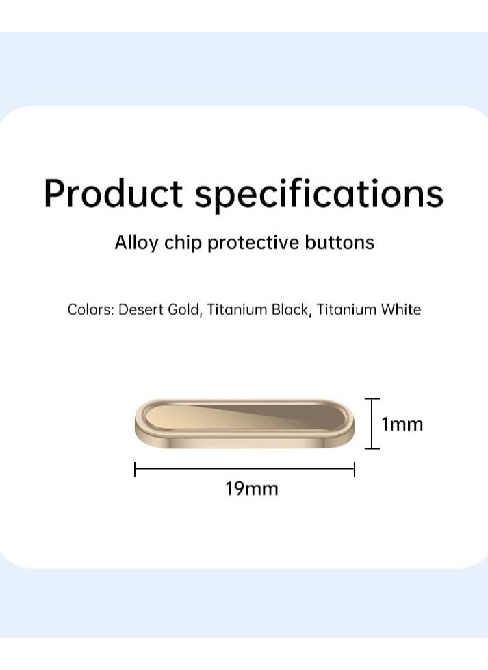 Alloy Metal Touch Cover Case Protector for Sensitive Camera Control Capture Button (Universal for iPhone 16 /pro/Max/Plus ) Anti-Scratch Phone Accessories  (Black,1 pcs)