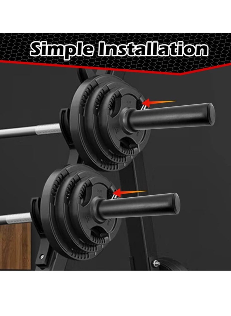Y&D 2PCS Adapter Sleeve Converts 1" Standard Weight Plate Posts to 2" Heavy Duty Nylon and Removable end Cap - Image 5