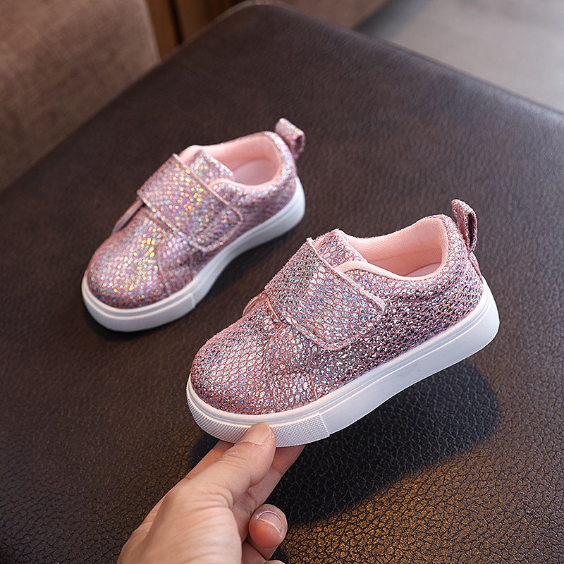 Mesh Sneakers Lightweight Flexible Sole Walking Shoes For Kids Indoor And Outdoor Activities - Image 1