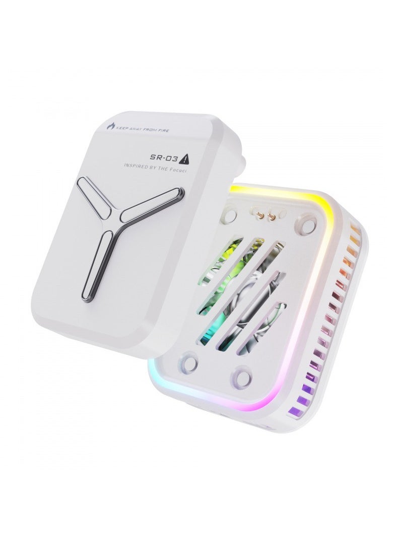 Magnetic Mobile Cooler RGB Game Radiator Phone Cooler Portable Phone Cooling Fan Fast Running Noiseless Mobile Cellphone Radiator  - Image 1
