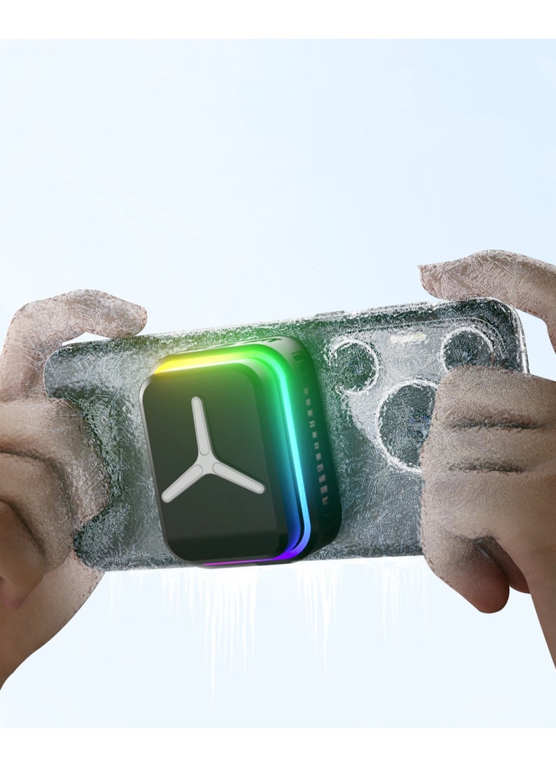 Magnetic Mobile Cooler RGB Game Radiator Phone Cooler Portable Phone Cooling Fan Fast Running Noiseless Mobile Cellphone Radiator  - Image 3