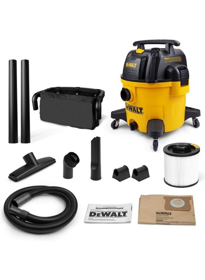 DEWALT 960W Stealthsonic Wet and Dry Vacuum Cleaner Yellow and Black 34 L DXV34P-QT  - Image 4
