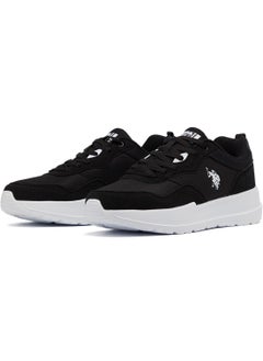 U.S. Polo Assn. Men's Black Low-Top Sneakers - Lightweight Lace-Up Design, Comfortable for Everyday Outfits  - Image 2