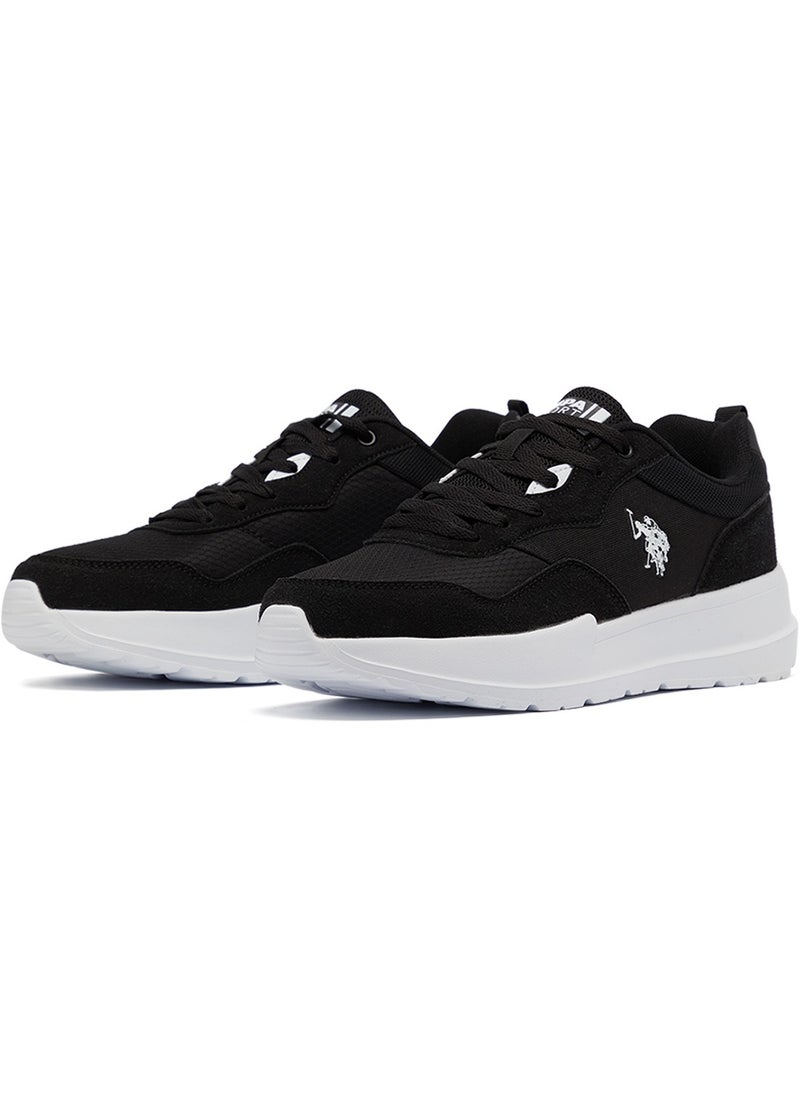 U.S. Polo Assn. - Men's Black Low-Top Sneakers - Lightweight Lace-Up Design, Comfortable for Everyday Outfits - Image 1