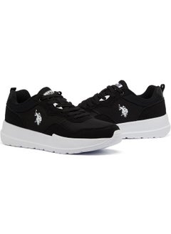 U.S. Polo Assn. Men's Black Low-Top Sneakers - Lightweight Lace-Up Design, Comfortable for Everyday Outfits  - Image 3