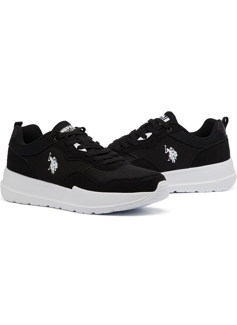 U.S. Polo Assn. - Men's Black Low-Top Sneakers - Lightweight Lace-Up Design, Comfortable for Everyday Outfits - Image 1
