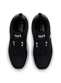 U.S. Polo Assn. Men's Black Low-Top Sneakers - Lightweight Lace-Up Design, Comfortable for Everyday Outfits  - Image 4