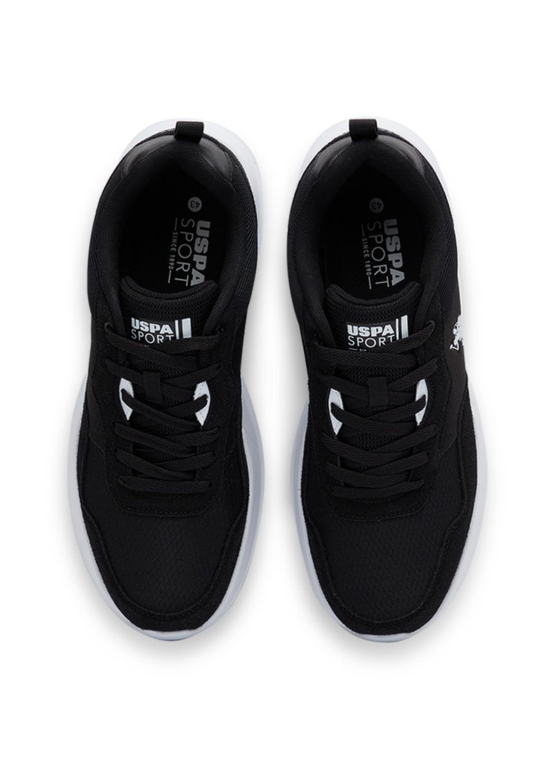 U.S. Polo Assn. - Men's Black Low-Top Sneakers - Lightweight Lace-Up Design, Comfortable for Everyday Outfits - Image 1