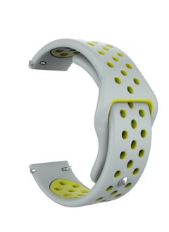 Watch Soft Silicone Watch Band Strap & Rust Free Button Compatible With (ONLY 20mm Lugs Size) Amazfit GTS 2 Mini, Amazfit Bip,Amazfit GTS, Samsung Galaxy Watch 4/ Watch 5  - Image 1