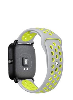 Watch Soft Silicone Watch Band Strap & Rust Free Button Compatible With (ONLY 20mm Lugs Size) Amazfit GTS 2 Mini, Amazfit Bip,Amazfit GTS, Samsung Galaxy Watch 4/ Watch 5  - Image 2