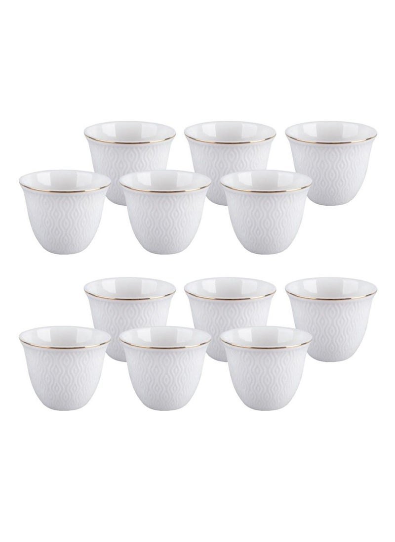 BASURRAH A set of Arabic coffee cups, 12 pieces  - Image 3
