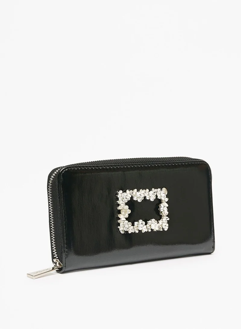 فلورا بيلا من شو إكسبرس Womens Studded Zip Around Wallet Ramadan Collection