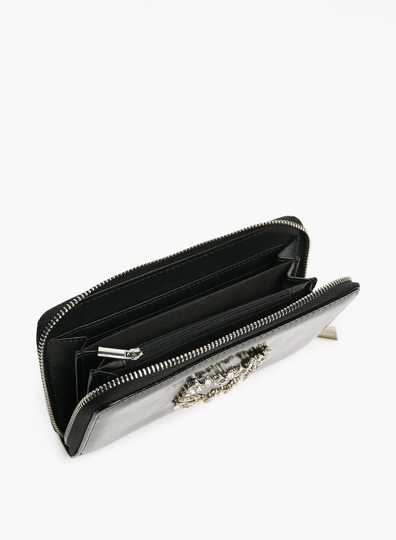 فلورا بيلا من شو إكسبرس Womens Studded Zip Around Wallet Ramadan Collection