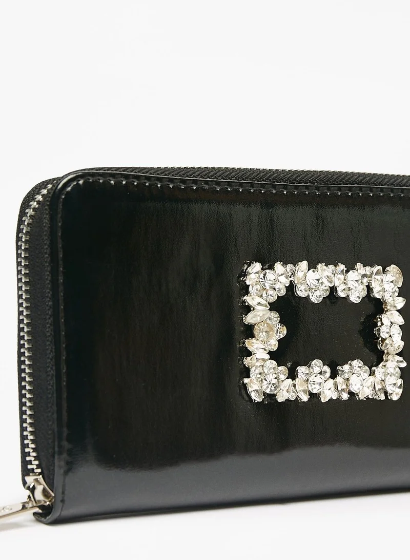 فلورا بيلا من شو إكسبرس Womens Studded Zip Around Wallet Ramadan Collection