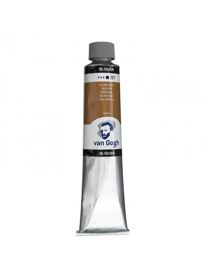 Van Gogh Oil Color Paint, 200ml Tube, Yellow Ochre 227 - Image 1