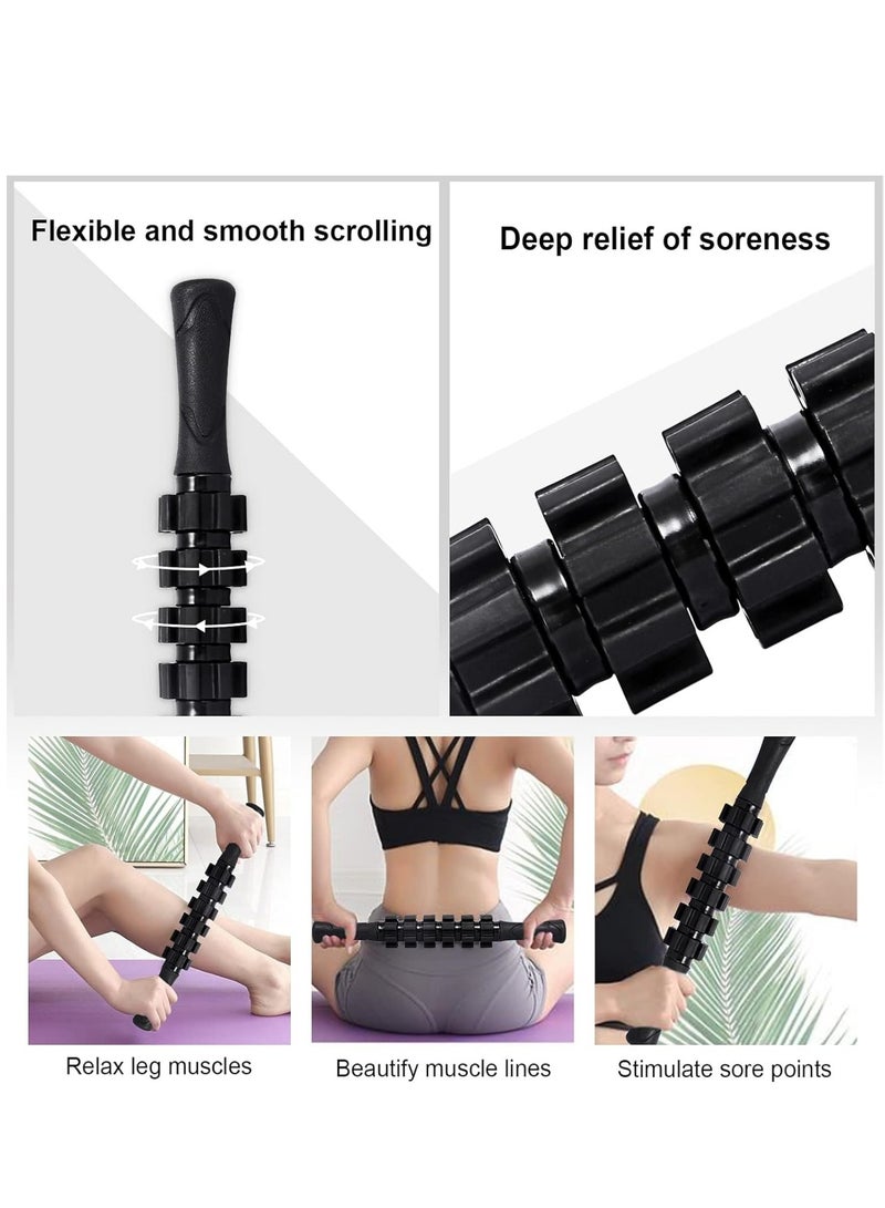 Generic Foam Roller for Yoga, 5-in-1 Fascia Roller Set, Muscle Roller, Fascia Roller, Fascia Ball, Resistance Bands and Storage Bag for Fascia Training, Yoga, Sports, Fitness, Pilates - Image 4