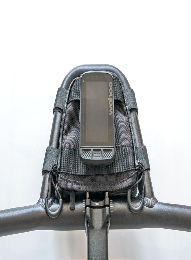 REDSHIFT Bike Computer Mount for Kitchen Sink Handlebar Bag - Compatible with Garmin GPS Bike Computers - Image 2