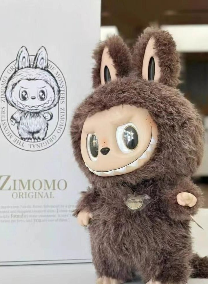 POP MART 58cm THE MONSTERS Labubu Plush Toys Doll Cherub Zimomo Version for Kids Adults Boy Girls 
