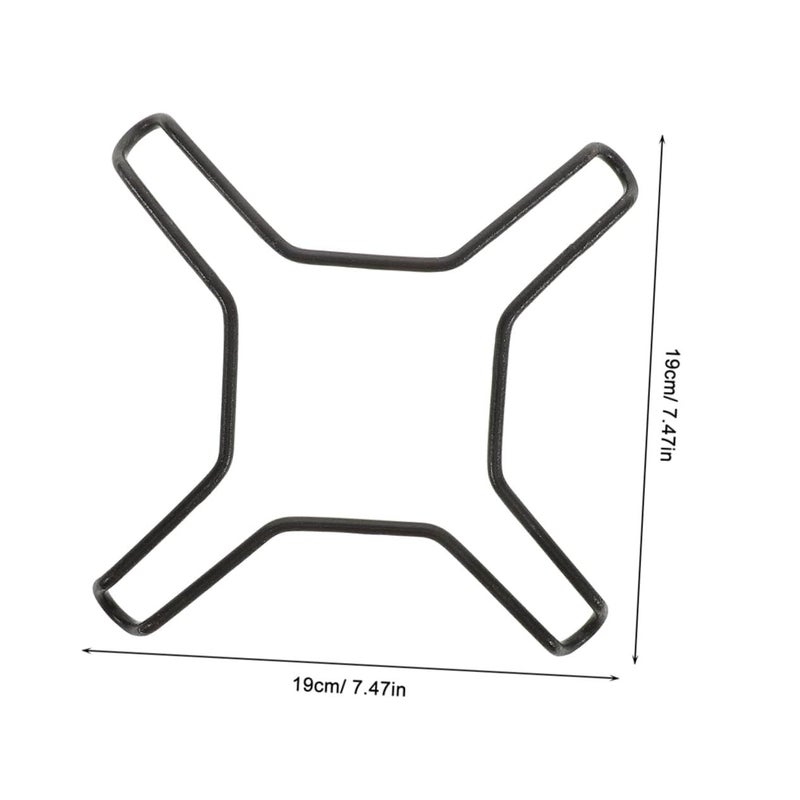 2Pcs Stainless Steel Gas Stove Wok Rack Non Slip Pot Holder Stand For Cooktop Ring Burner Kitchen Helper - Image 3