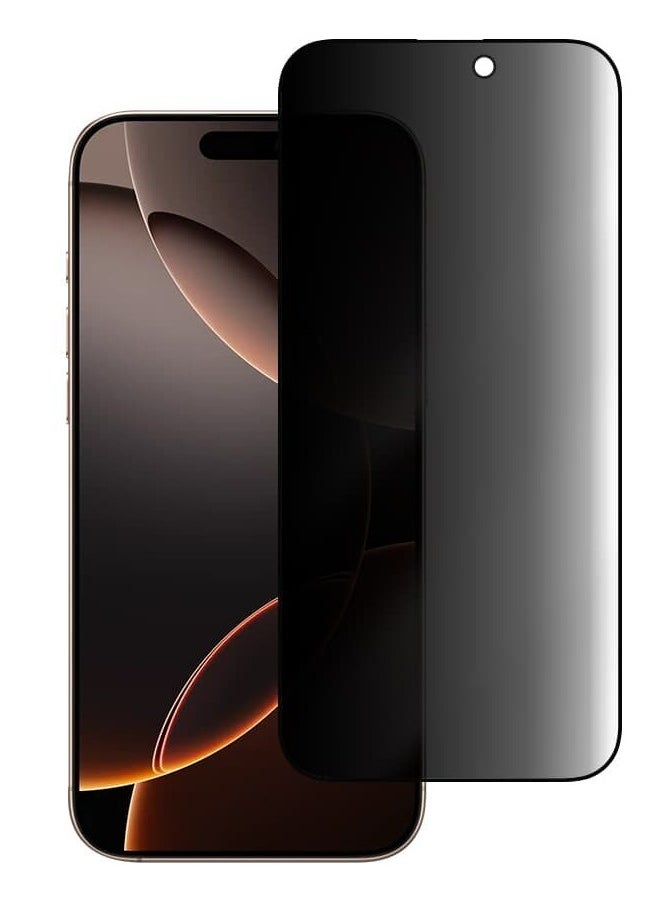 YoYoTech Privacy Screen protector Compatible for  iPhone 16 Pro 6.30' 2024 [Bubble Free][Anti-Glare][HD Full Coverage] [Scratch Resistant] Easy Installation Privacy Tempered Glass Screen Protector.  - Image 1