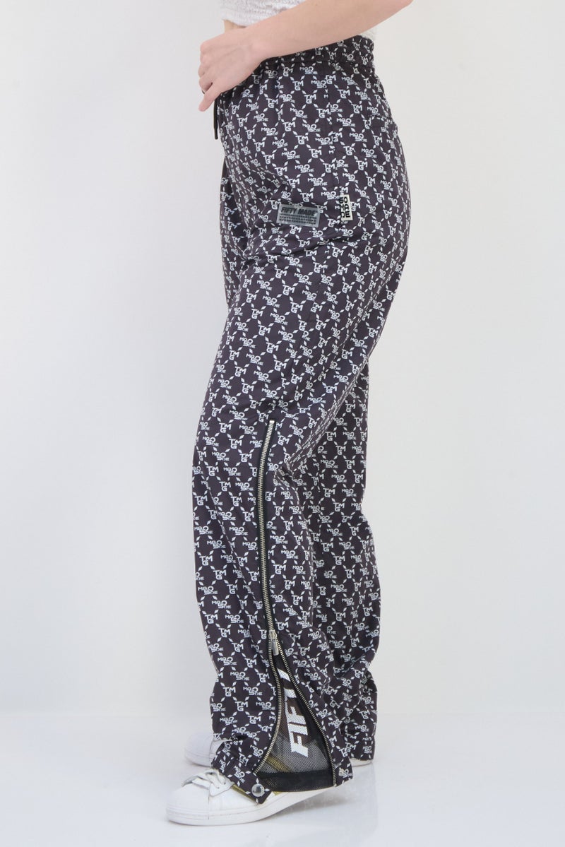 The Giving Movement The Giving Movement X Fifty Made Women Long Fit Brand Logo Straight Leg Pants, Multicolor  - Image 2