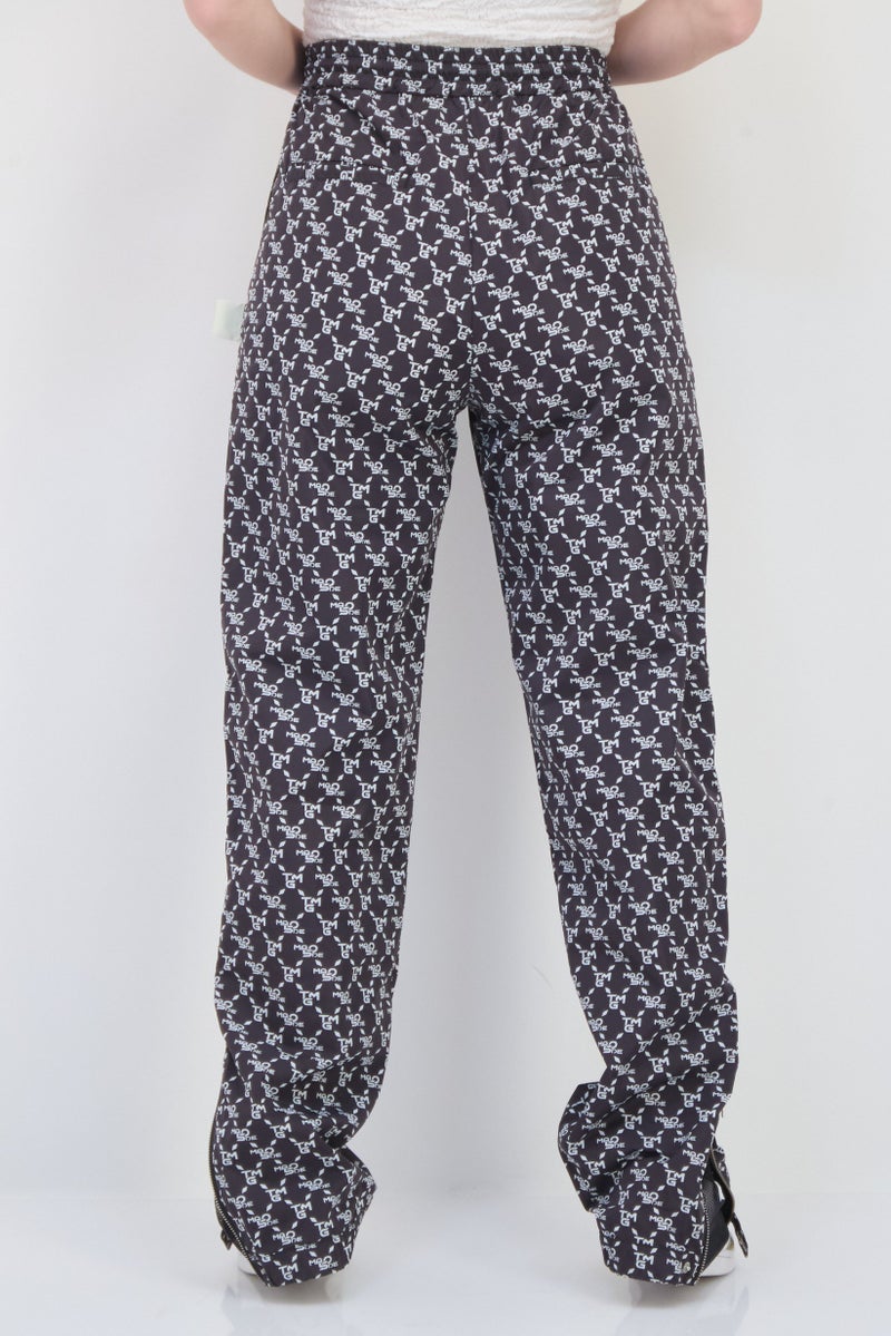 The Giving Movement The Giving Movement X Fifty Made Women Long Fit Brand Logo Straight Leg Pants, Multicolor  - Image 3