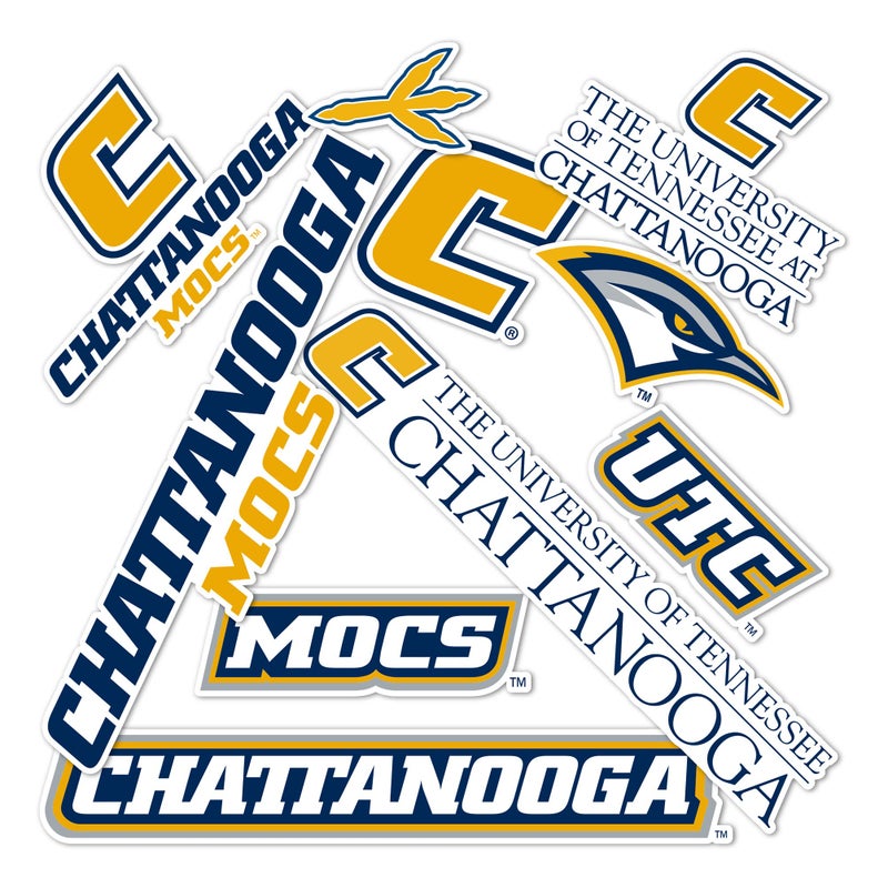 Desert Cactus University of Tennessee at Chattanooga Sticker Mocs Sticker Vinyl Decals Laptop Water Bottle Car Scrapbook Sheet T2 Type 2