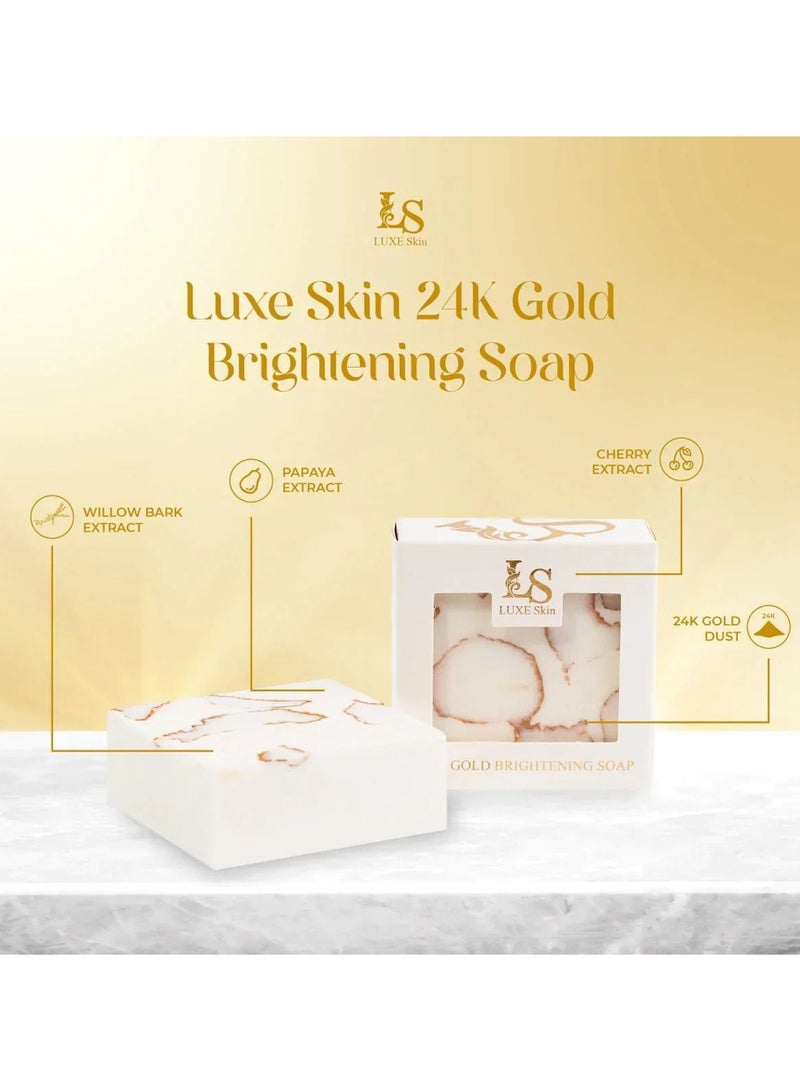 Luxe Skin 24k Gold Brightening Soap