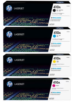 Hp 410a Toner Set  Black, Cyan, Yellow, Magenta (CF410A,CF411A, CF412A, CF413A)
